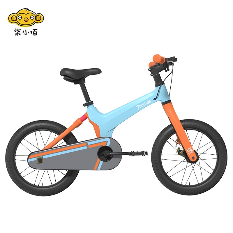 柒小佰 自行车S1 男女童车小孩单车16英寸脚踏车小学生幼儿宝宝平衡自行车 蓝