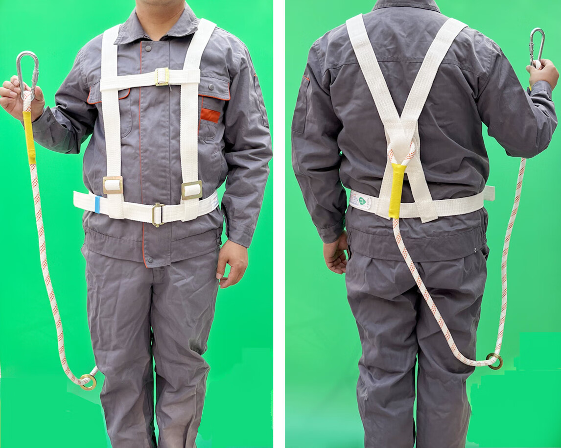 久聚和五点式高空安全带双背全身保险带建筑工地户外作业防坠安全绳