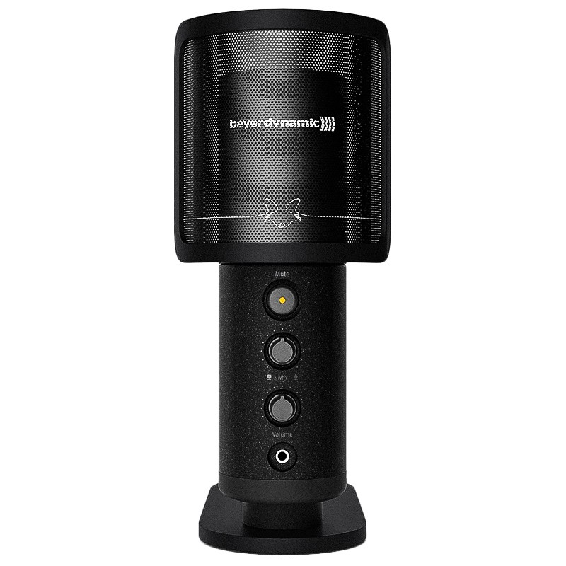 shure 拜亚动力 fox usb桌面手机电脑通用直播大振膜电容麦克风话筒