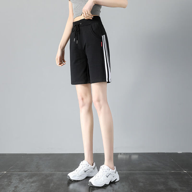 栩心初三中学生中考体育短裤体考短裤女生跑步运动裤2023考试弹力女薄