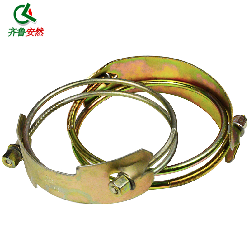 齐鲁安然 老虎夹抱箍 镀彩锌喉箍 管箍 强力卡箍 重型管夹 通风管道