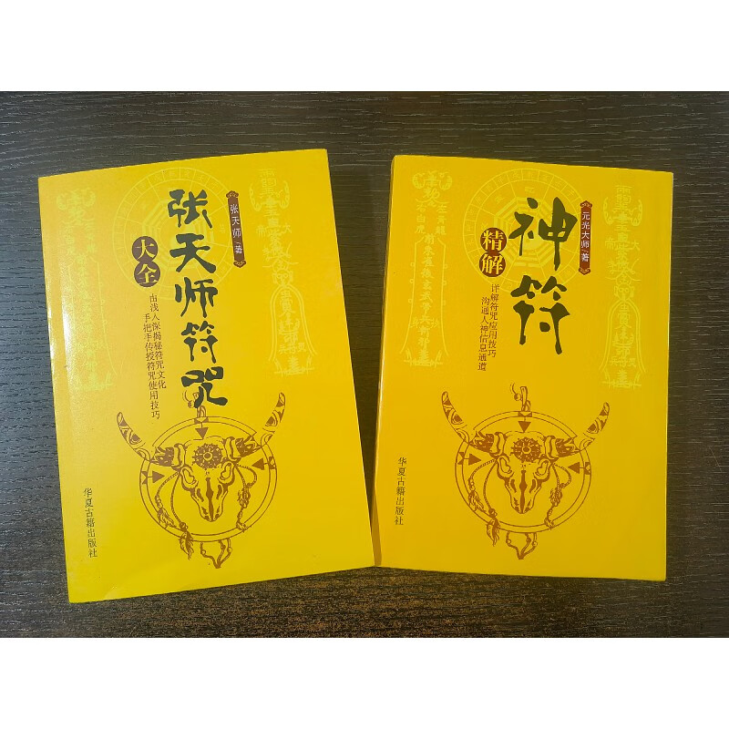 正版原版全新 张天师符法大全416页+神符精解378页 两册合售32开本