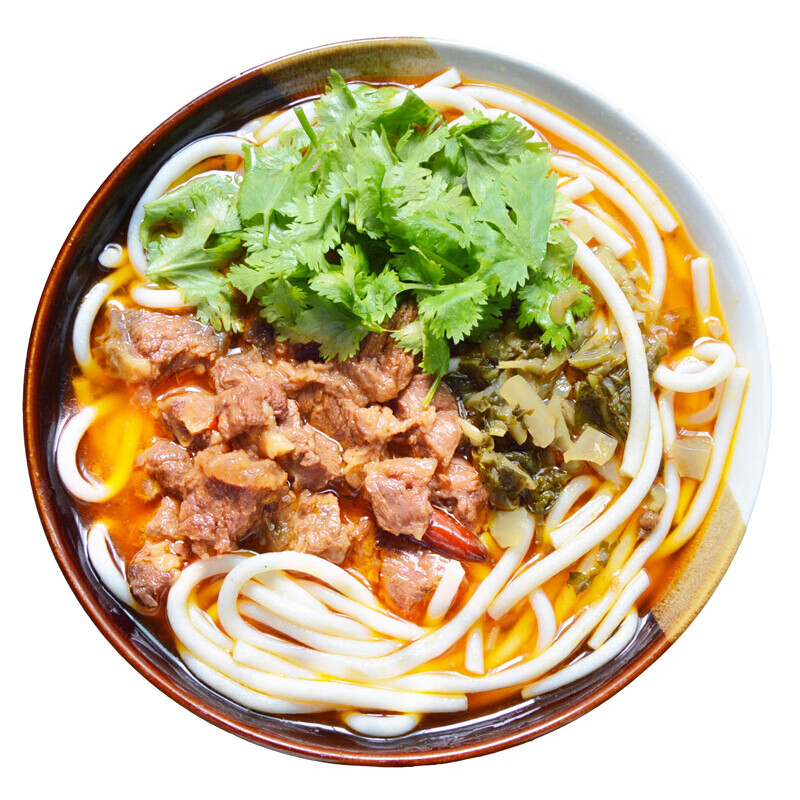 宜享健康贵州特产全干米粉特色小吃遵义羊牛肉脆哨粉中粗米线500g 全