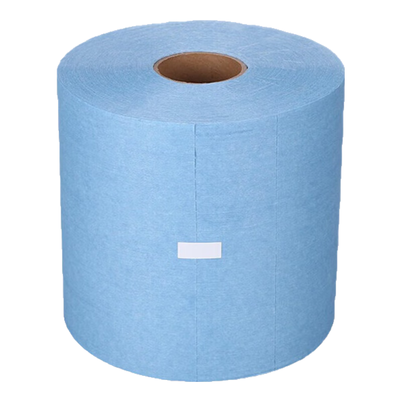 貝傅特 無塵紙 工業(yè)擦拭紙除塵無紡布無塵車間卷紙實驗室吸油吸水用大卷紙 藍色25×38cm 500張