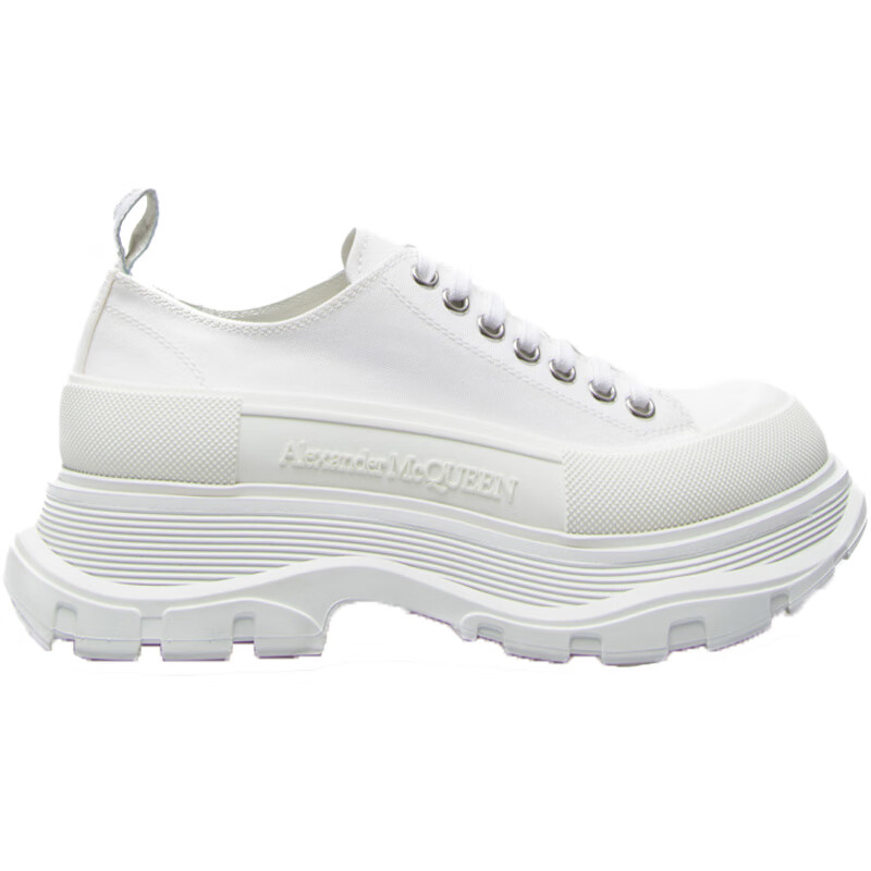 亚历山大.麦昆（ALEXANDER MCQUEEN）女士白色休闲系带运动鞋 611705 W4MV2 9000 37高性价比高么？