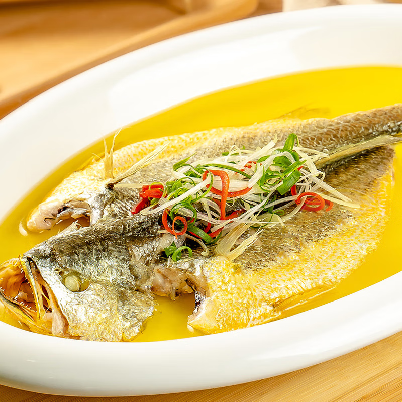 舟山大黄鱼礼盒 东海新鲜深海生态黄花鱼 春节年货礼盒海鲜年夜饭 9两-1斤/条 6条大黄鱼礼盒装