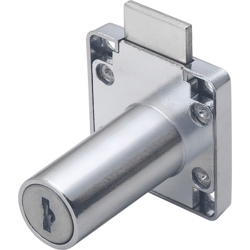 格瑪斯抽屜鎖柜子鎖加長(zhǎng)家用電腦鎖辦公桌暗裝柜門鎖扣鎖具 金色（鐵鑰匙）-138-22mm（不通開(kāi)）