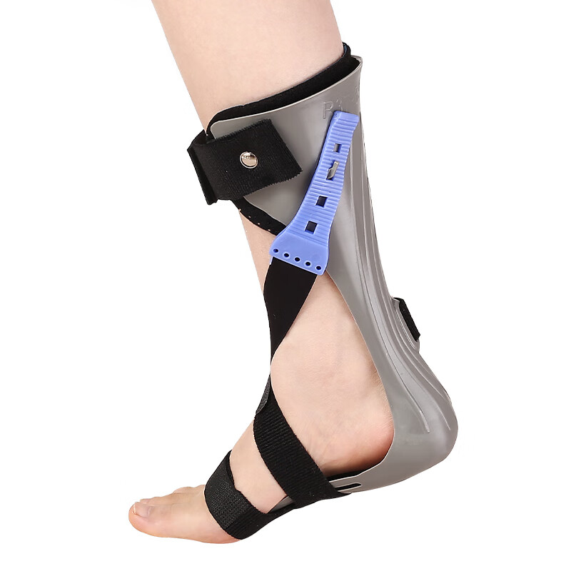足下垂矫形器中风偏瘫康复训练器材足内翻矫正器足托定型脚踝支具 高