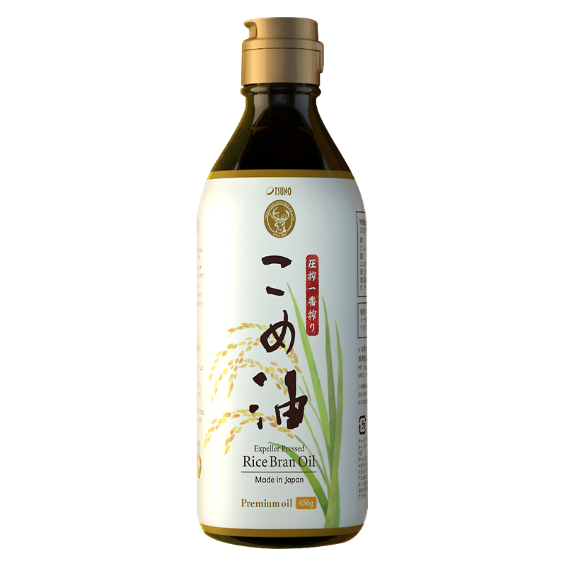 TSUNO 壓榨米糠油 日本原裝進口稻米油 壓榨食用油 老少幼孕適用456g 壓榨米糠油456g