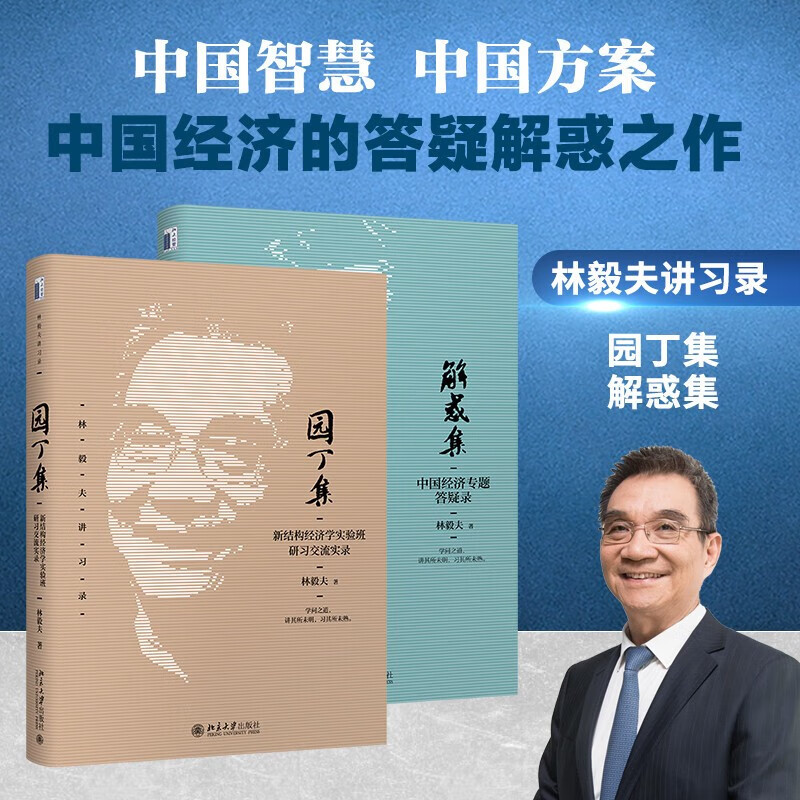 林毅夫讲习录:解惑集 园丁集 知名经济学家林毅夫新书 现货书籍
