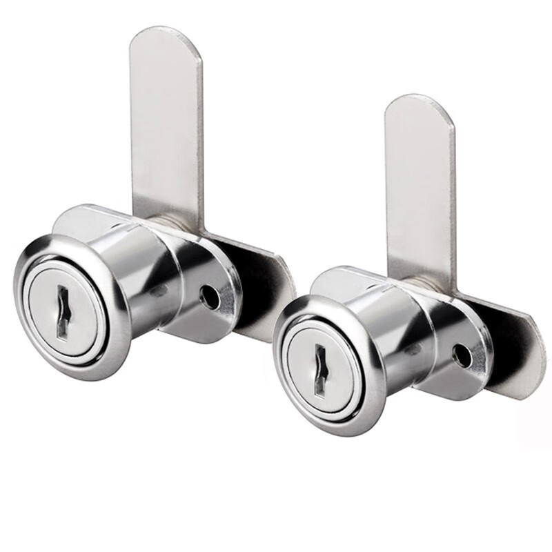 弘工 双开柜门锁抽屉锁文件柜衣柜橱柜双门转舌锁 16mm 定制