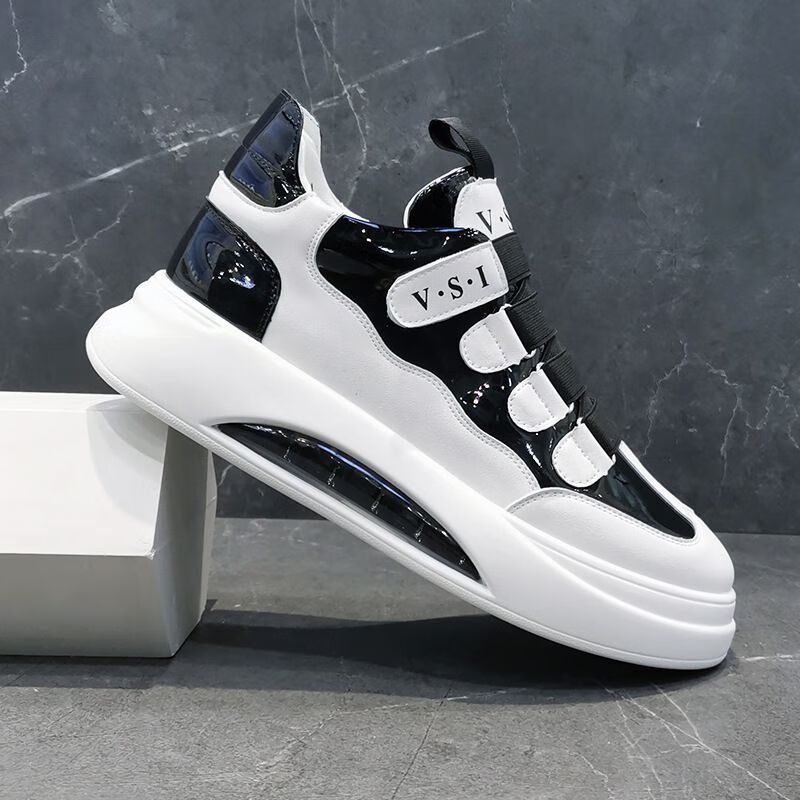 balitomms莆田鞋秋冬男鞋低帮气垫青年板鞋拼色韩版休闲温州潮鞋 低帮