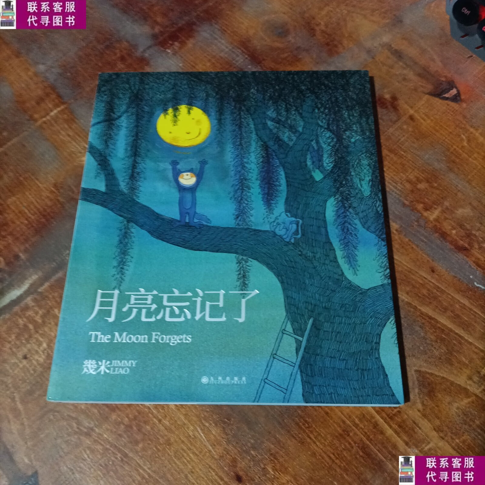 【二手9成新】几米:月亮忘记了(平装) /幾米 九州出版社