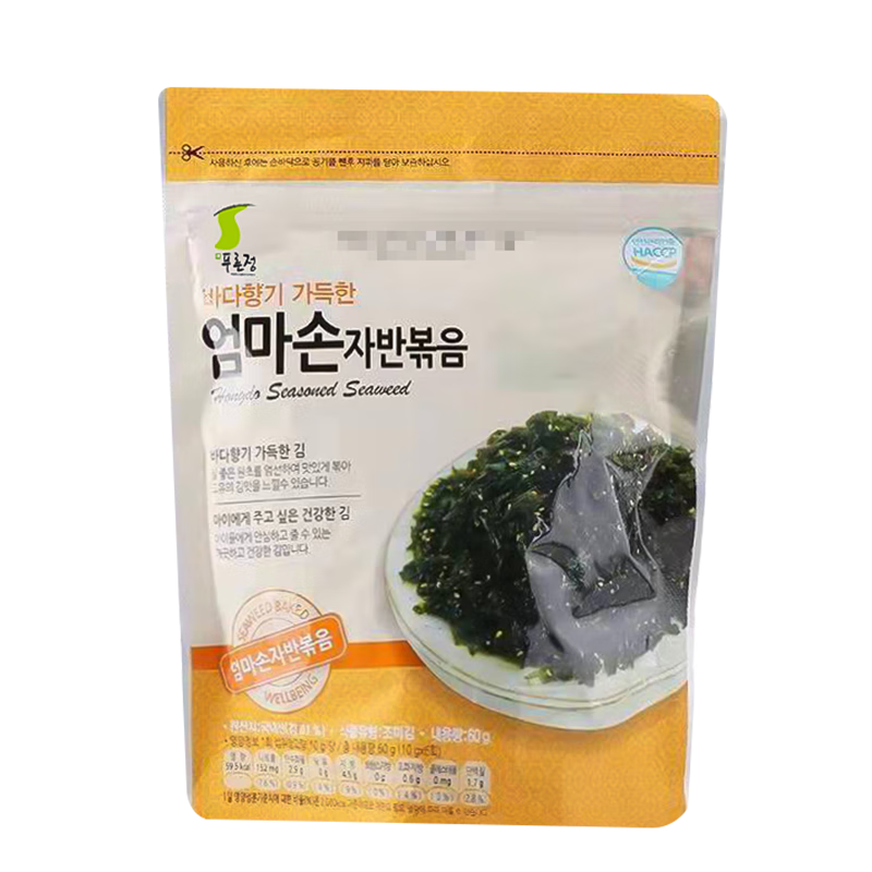 福樂(lè)正韓國(guó)進(jìn)口拌飯海苔碎 韓式飯團(tuán)用海苔兒童紫菜碎即食零食拌米飯 拌飯海苔碎 60g*4袋