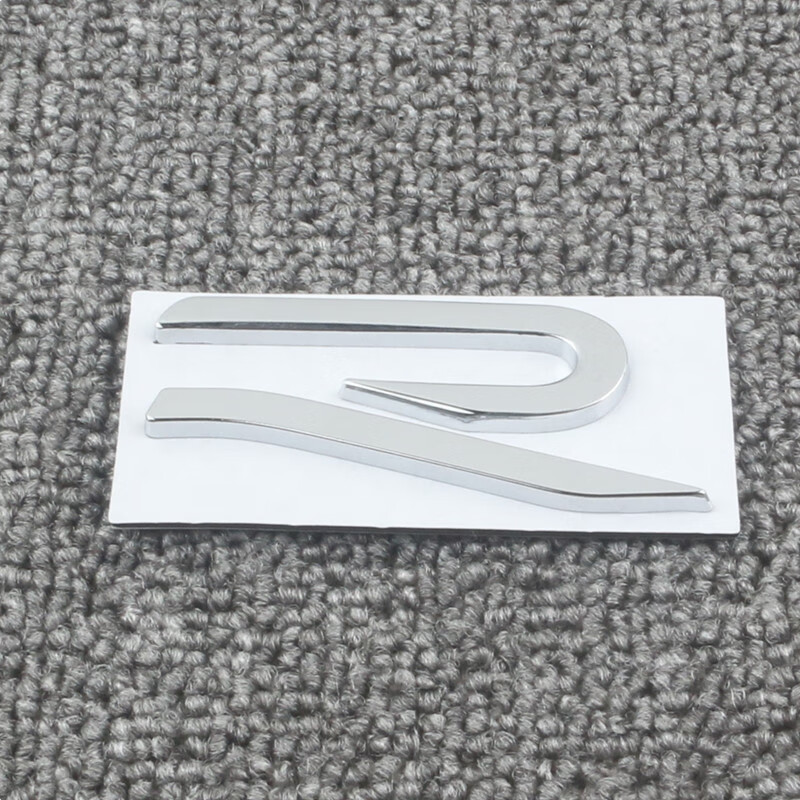 蔻均缕适用大众gti车标高尔夫8迈腾凌渡cc新款r标中网标黑后尾字母车