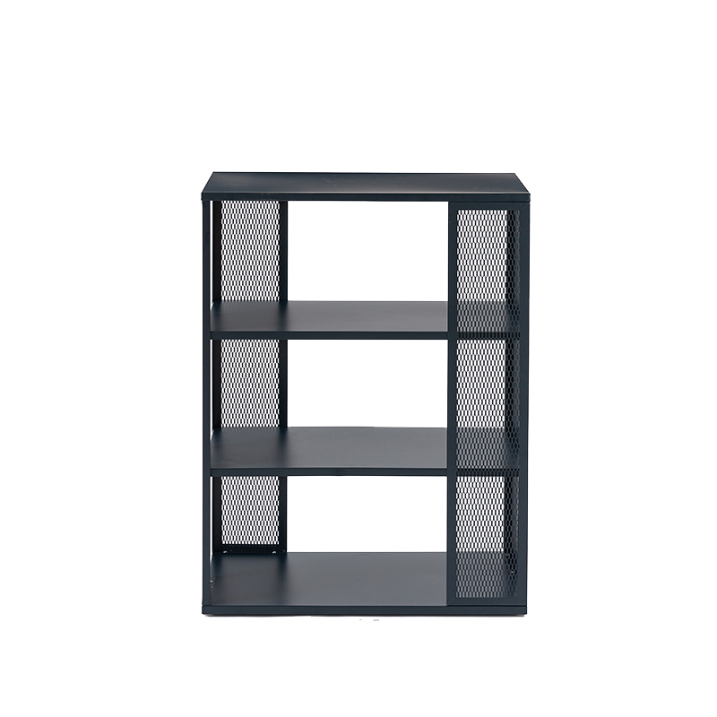 网纳 置物架旋转层架落地移动360度旋转小学生创意简易收纳架子 落地客厅置物架层架 宽边三层青色WN-1108T2