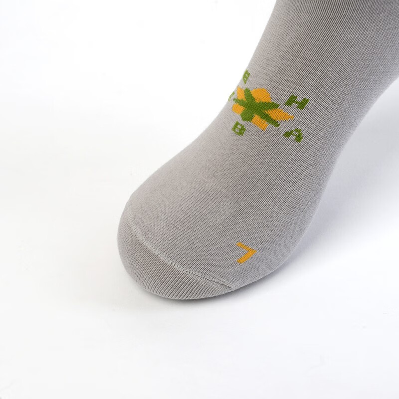 可代尔100%棉松口短袜超大码糖尿病足防护袜中老年脚肿伤专用新疆棉袜子 白色 4双 L 小码/36-40