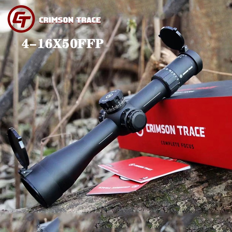前置35管大口径高抗震高清晰6-24倍短款吃鸡十 ct4-16x50ffp 20mm皮轨