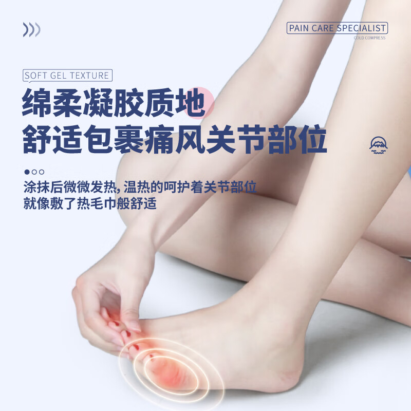 DR.ROTUS 滑膜炎凝胶 膝盖疼痛专用冷敷凝胶半月板损伤膝关节疼痛肿胀积液积水膝盖部位型喷雾剂医 疗程装膝盖滑膜炎凝胶3盒装