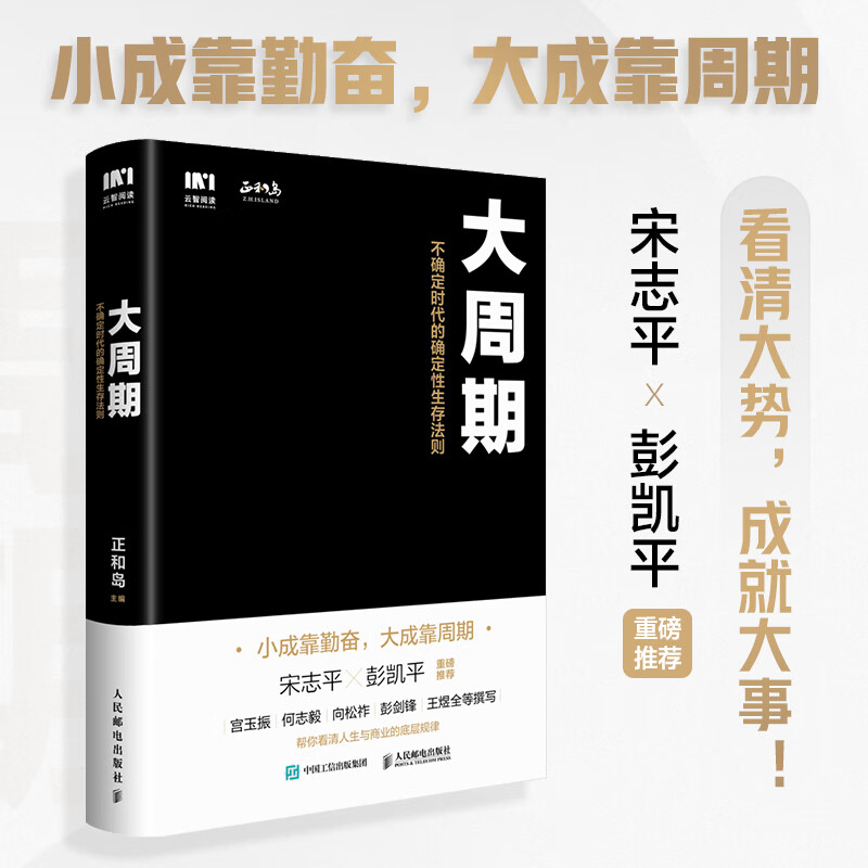 大周期 不确定时代的确定性生存法则 正和岛著宋志平彭凯平作序经济周期投资重要的事底层逻辑