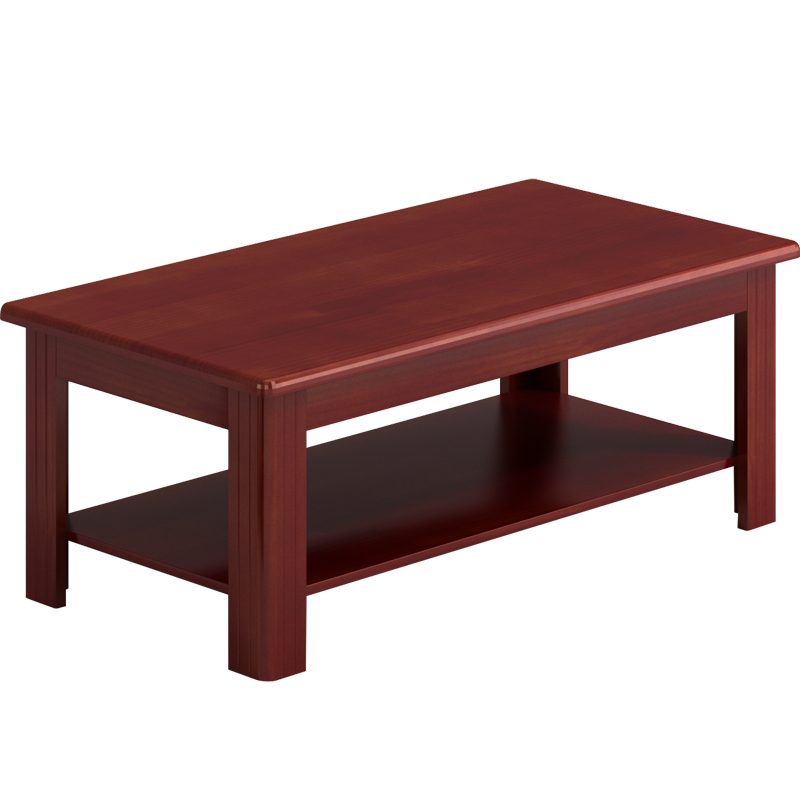 阔森(kuoson)实木油漆长茶几胡桃木色1200*600*450