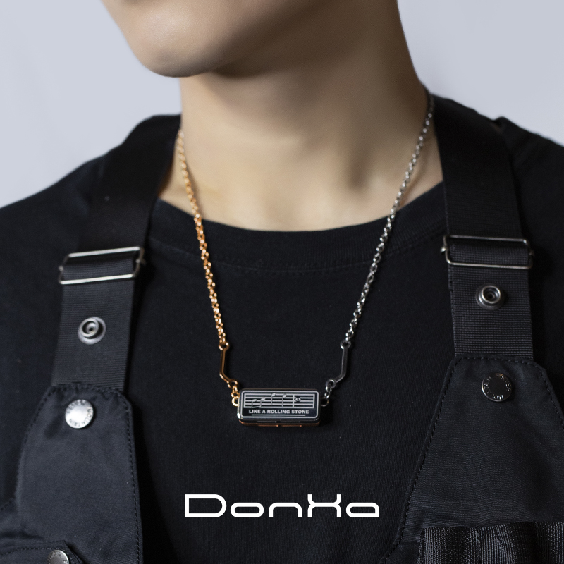 鲍勃迪伦口琴项链 现货donha x bobdylan鲍勃迪伦联名款口琴项链可