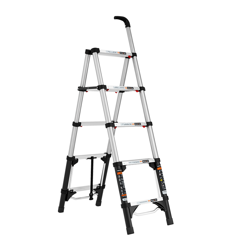 奥鹏 伸缩梯家用 折叠多功能人字梯铝合金梯子升降登高楼梯五步工程梯子 AP-519Y-310D