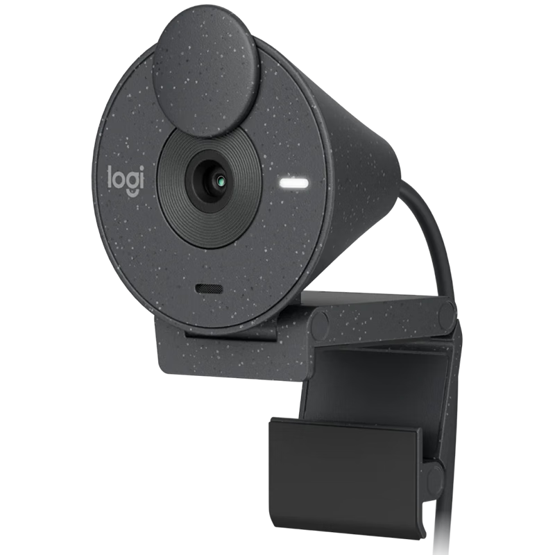 羅技（Logitech）Brio 305 商用全高清攝像頭 視頻會議網(wǎng)課攝像頭 視頻通話 電腦筆記本家用攝像頭 帶麥克風(fēng)