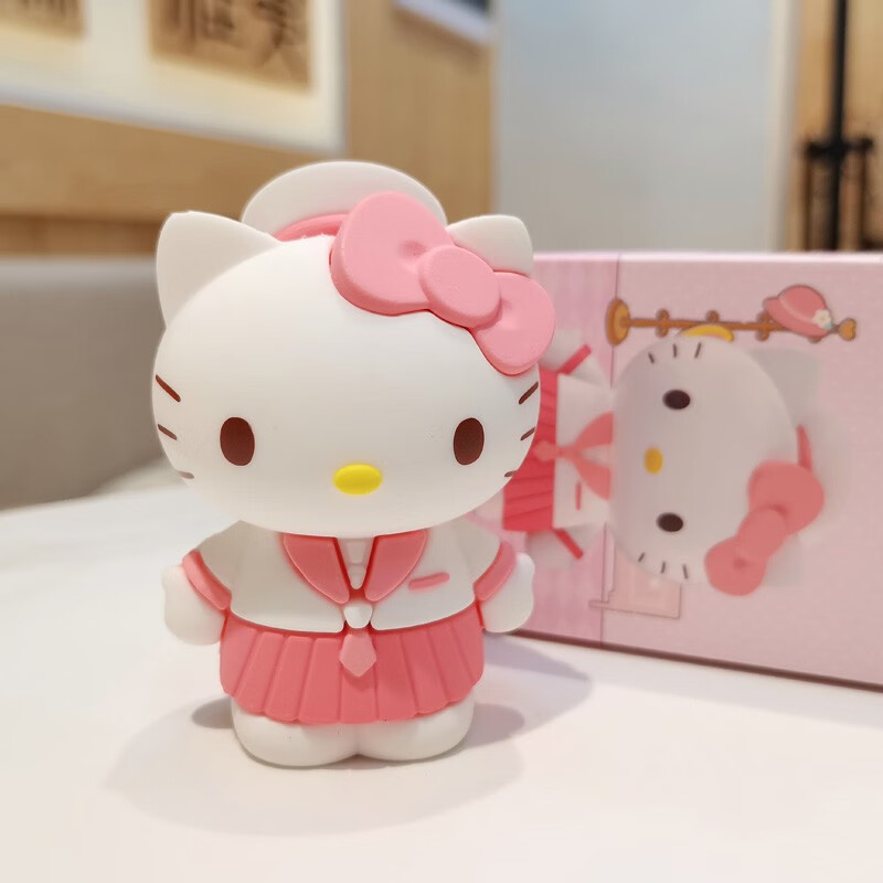 昱钧hellokitty凯蒂猫玩偶书包手链项链生日礼物可爱猫咪贴纸摆件礼物