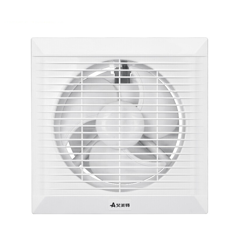 艾美特（AIRMATE） 換氣扇衛(wèi)生間強(qiáng)力大風(fēng)量排氣扇廚房通風(fēng)抽油煙墻壁式玻璃排風(fēng)扇 【APC1808】開孔185風(fēng)量288