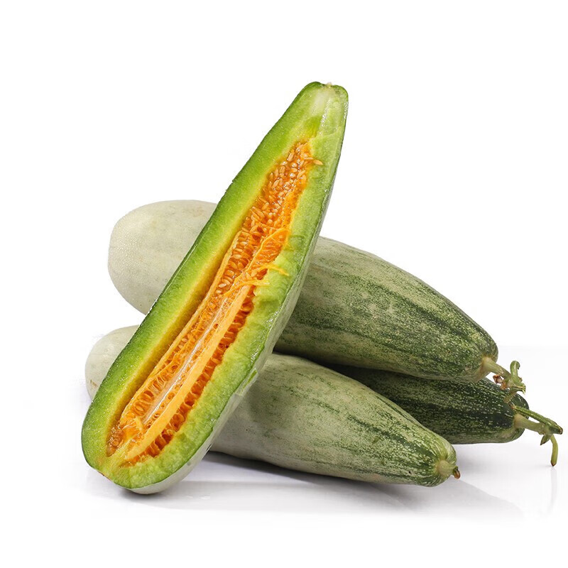 润味来山东羊角蜜甜瓜当季新鲜博洋6号网红甜瓜现摘新鲜 3斤精选装