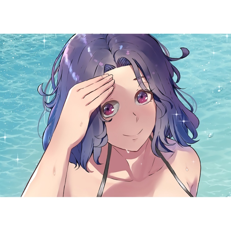 狼天影 碧蓝之海grandblue动漫海报墙贴画学生宿舍卧室