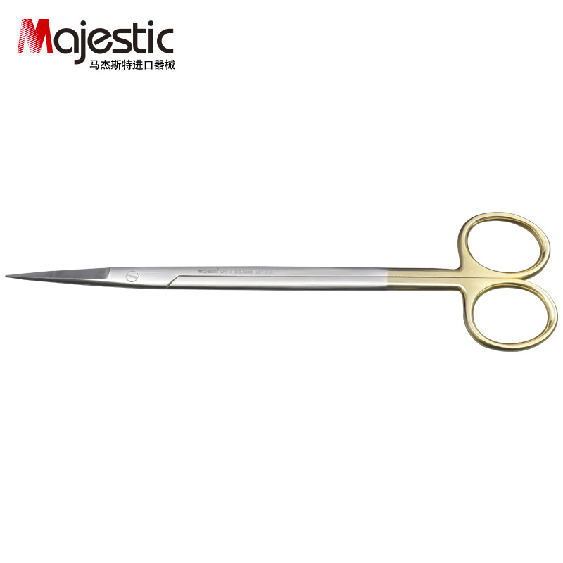 精细手术剪刀直尖弯圆头外科综合组织剪子拆线剪口腔美容整形器械工具