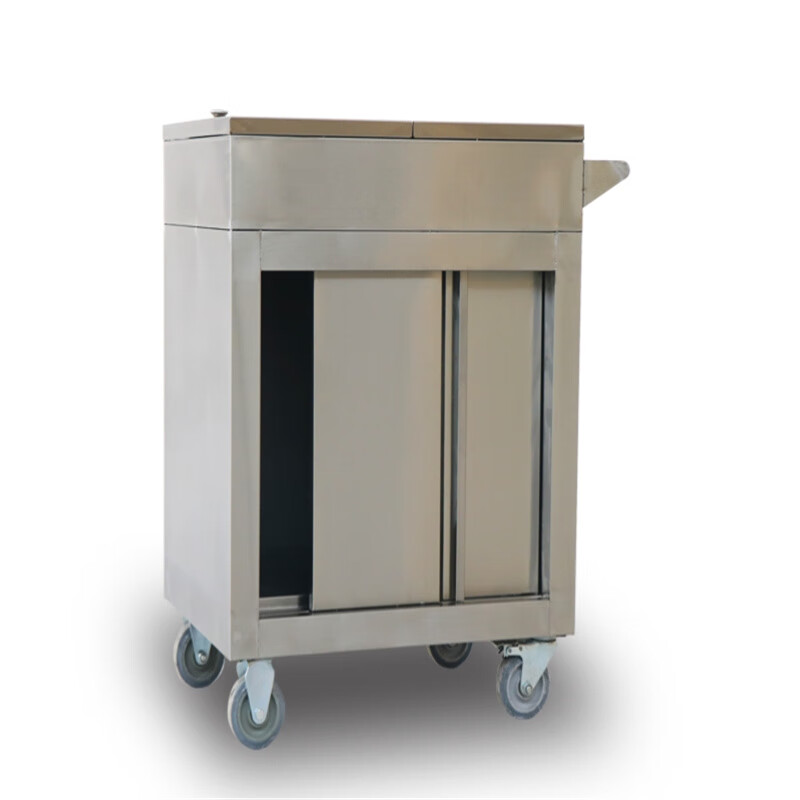 普霖乐 不锈钢调料车厨房手推车商用餐车饭店调料台餐厅移动多功能