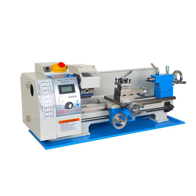 沃嘉微型车床机小型金属不锈钢加工多功能木工仪表车床升级款 wm210v