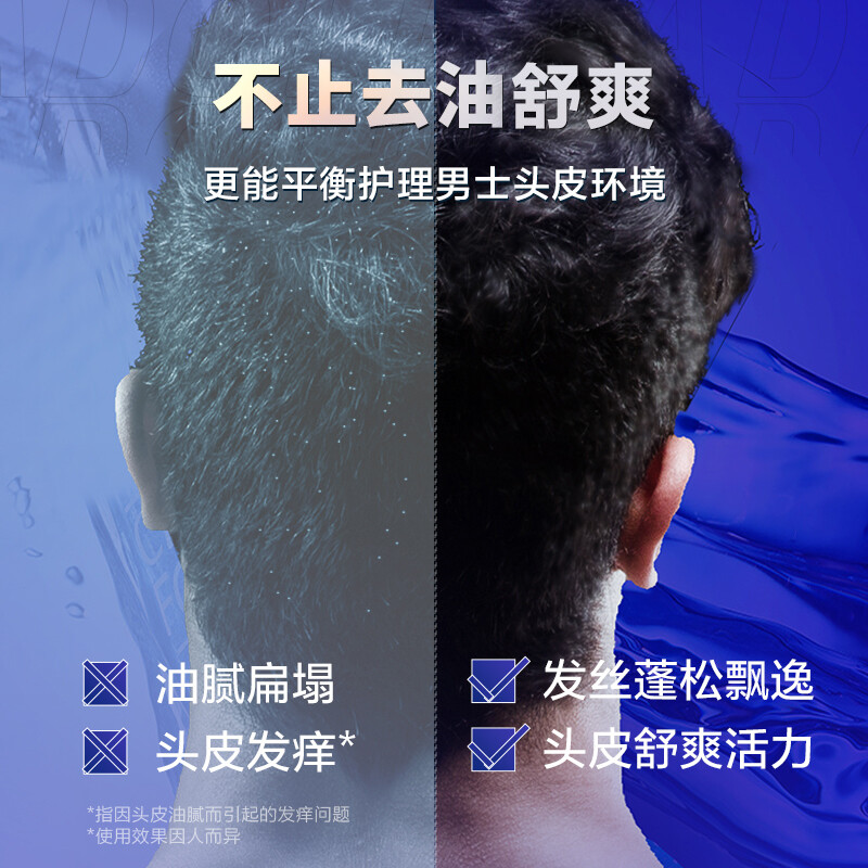 阿道夫男士控油洗发水沐浴露套装 海盐氨基酸去屑清爽蓬松洗头膏清洁 海盐控油洗发水套装共680ml