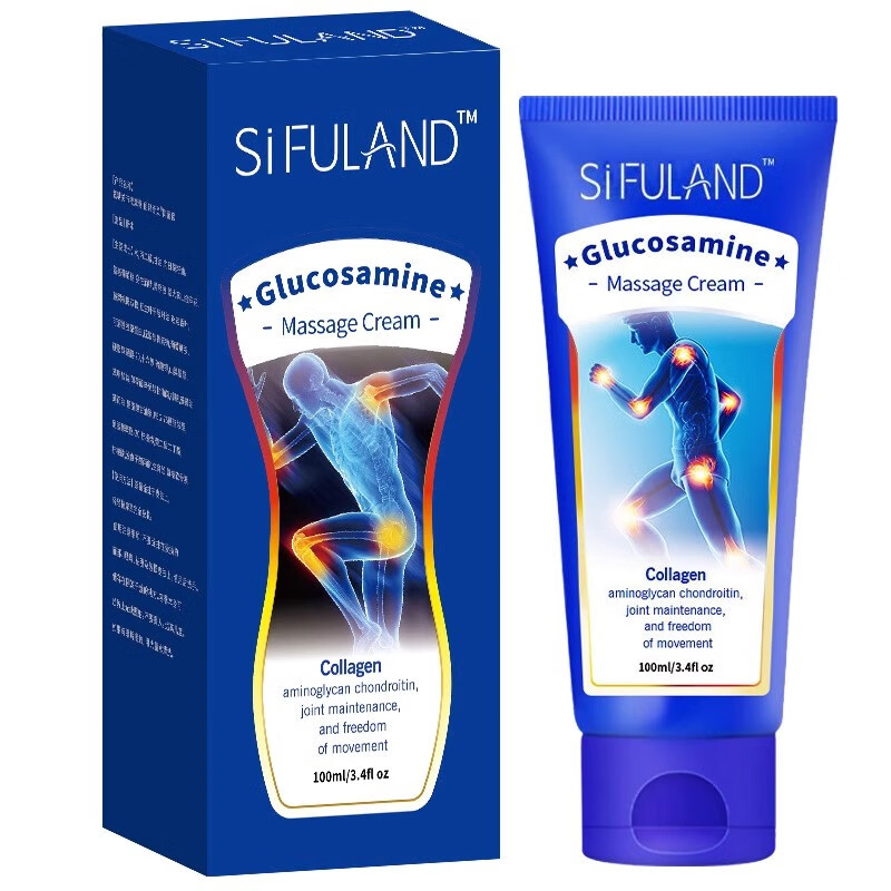 纯淳氨糖按摩凝胶软骨素软膏健身运动关节涂抹式氨糖按摩膏 1瓶