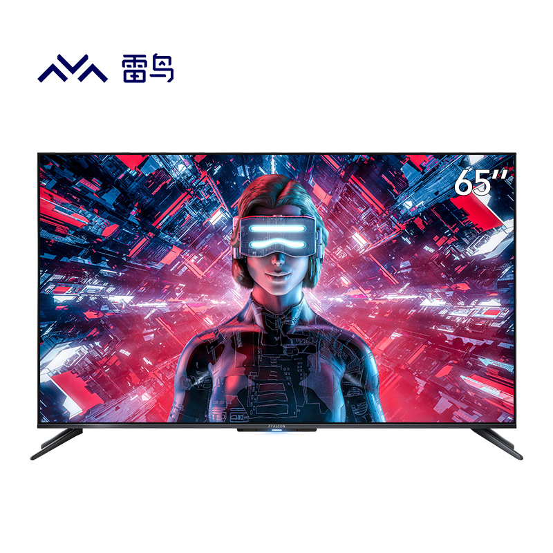 雷鸟 65S535C 65英寸 硬核背光分区 4K高色域 全面屏 AI远场语音 MEMC运动  32G 游戏社交 平板液晶电视机