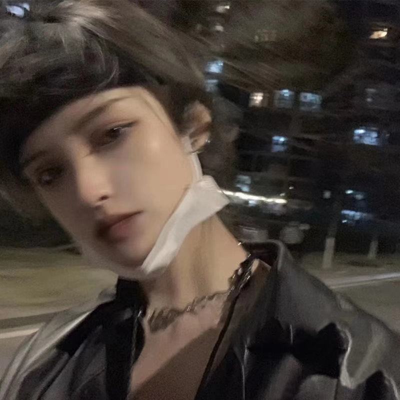 品岱运动发带男女ins暗黑针织通用痞帅头巾外出气质洗脸用头套女潮 痞