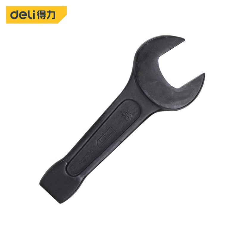 得力(deli) 敲击呆扳手 直柄大号扳手工具 46mm dl32346 400787