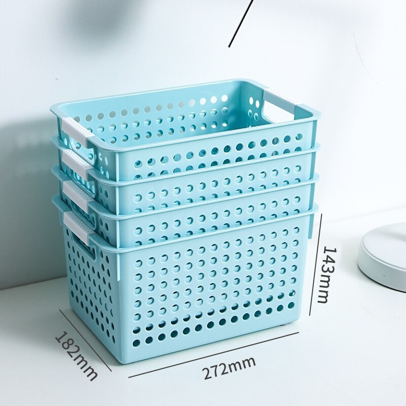 禧天龙（Citylong） 塑料收纳篮桌面办公收纳筐茶几整理收纳盒厨房菜篮子水果篮 【7103两侧手提】清爽蓝5L 3个装怎么样,好用不?