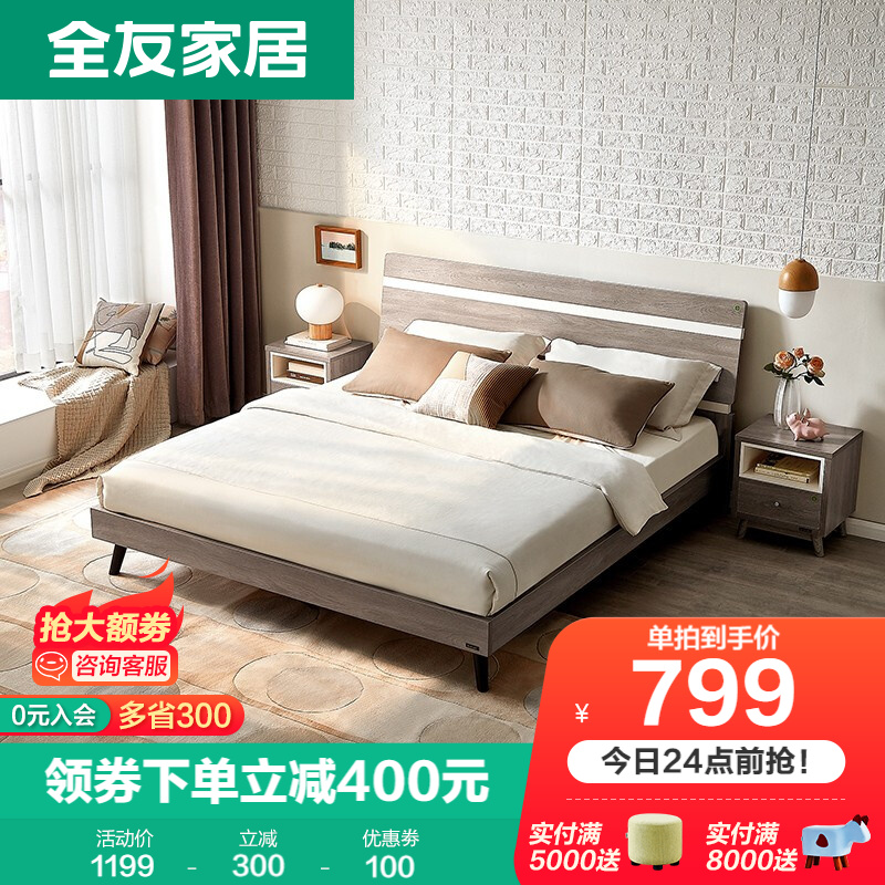 图文解密【全友（QUANU）板式床】使用情况怎么样？比较好吗？优缺点揭秘