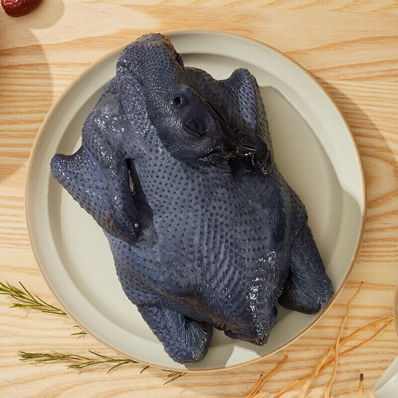 乌鸡 2年散养乌骨鸡白凤乌鸡新鲜老母鸡750g新鲜现杀 750g*2