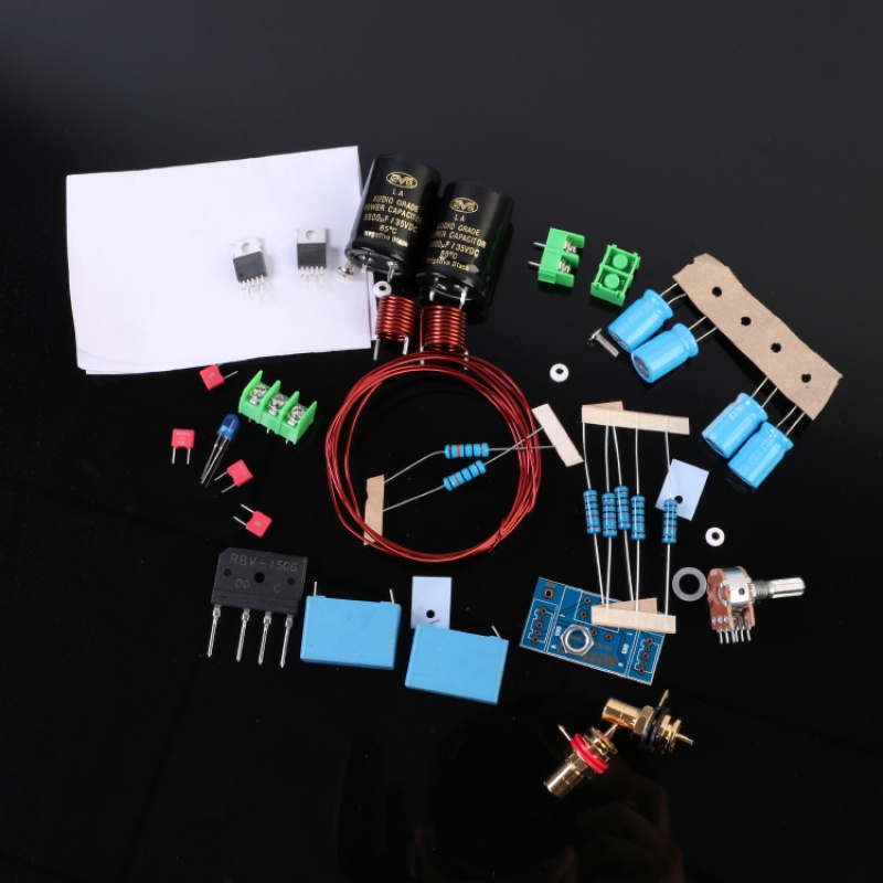 连接图资料 lm1875t功放板搭棚套件散件需要焊接不是成品 gc1875搭棚