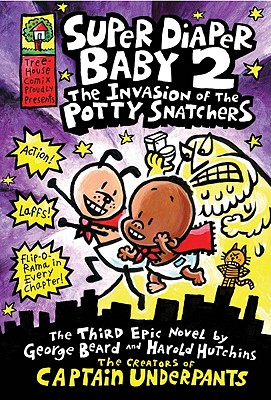 英文原版 尿布宝宝2 Dav Pilkey漫画 儿童读物 Super Diaper Baby 2
