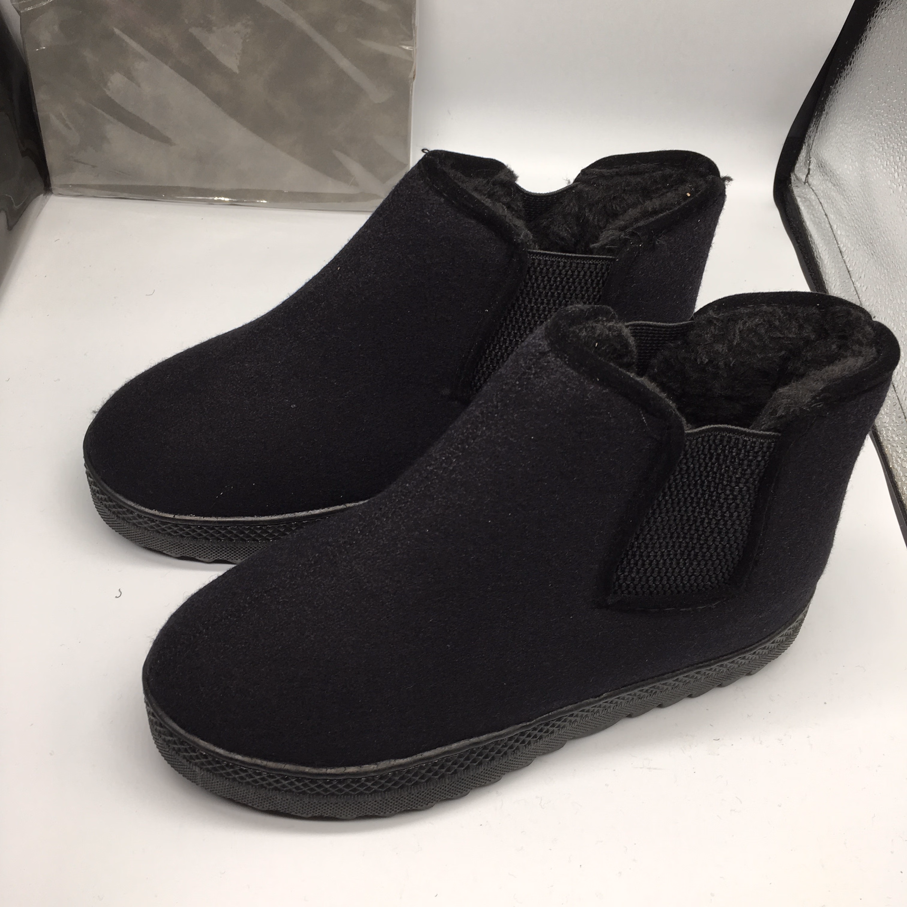 清清东北棉鞋男老头鞋东北棉男老头冬季老头男加绒加厚保暖中老年软底