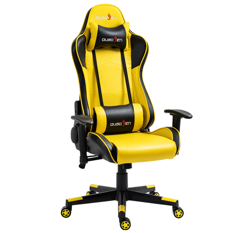 古雷诺斯  电竞椅 电脑椅游戏椅 人体工学椅子  电竞椅 S237-01-黄黑