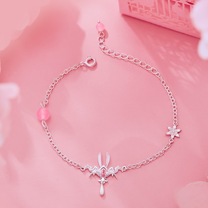 幸运石斗罗大陆项链官方联名动漫周边戒指小舞手链柔骨兔耳饰耳吊坠