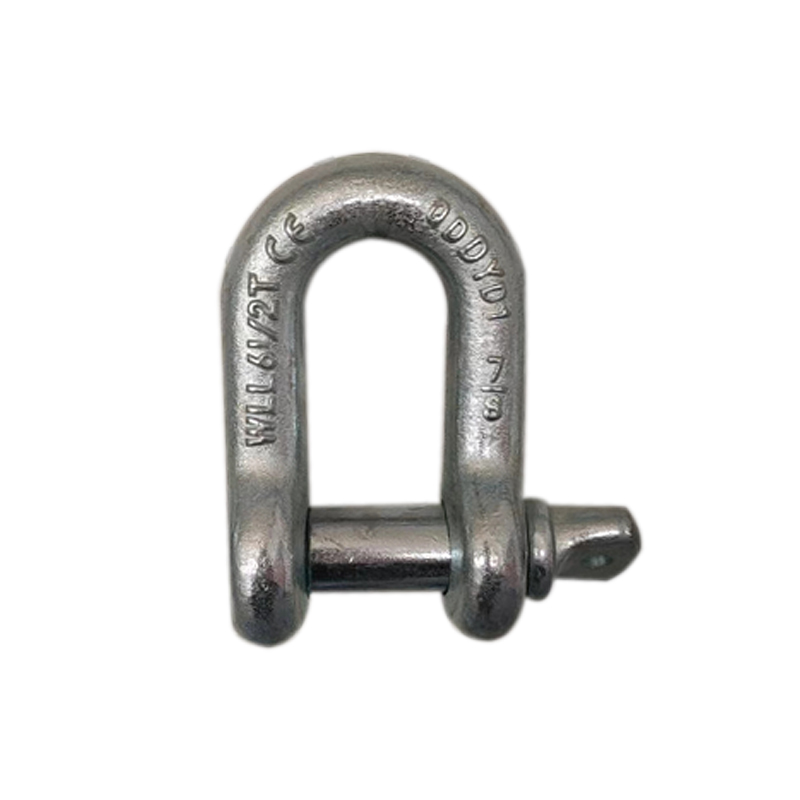 军敏特 D型卸扣 3T 重型U型锁扣配件 卡扣固定起重吊装配件 工具吊环 直型卸扣 U型锁扣配件*1