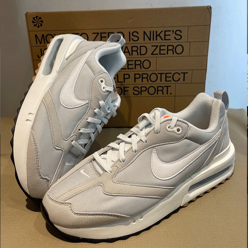 �Ϳˣ�NIKE���ܲ�Ь��Ь2025�ﶬ���¿�����AIR MAX ���滺��͸���˶�Ь����Ь DJ3624-002�Ұ�/AIR MAX 42.5 386Ԫ